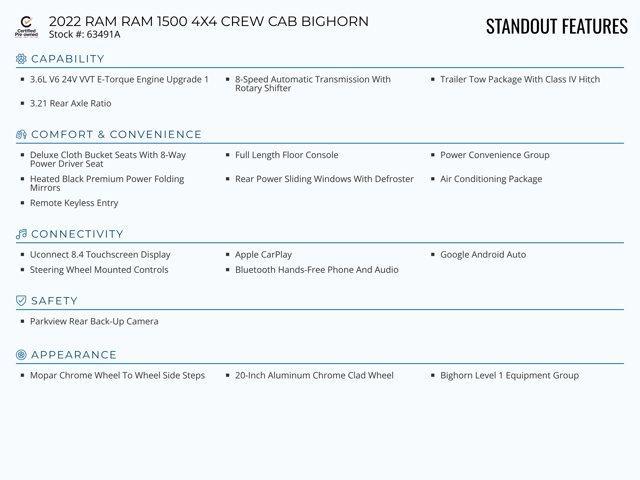 used 2022 Ram 1500 car, priced at $42,991