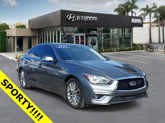 used 2023 INFINITI Q50 car, priced at $22,888