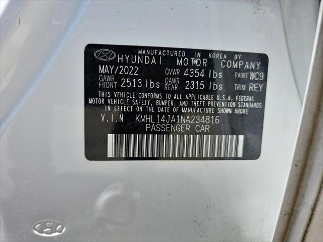 used 2022 Hyundai Sonata car, priced at $21,295