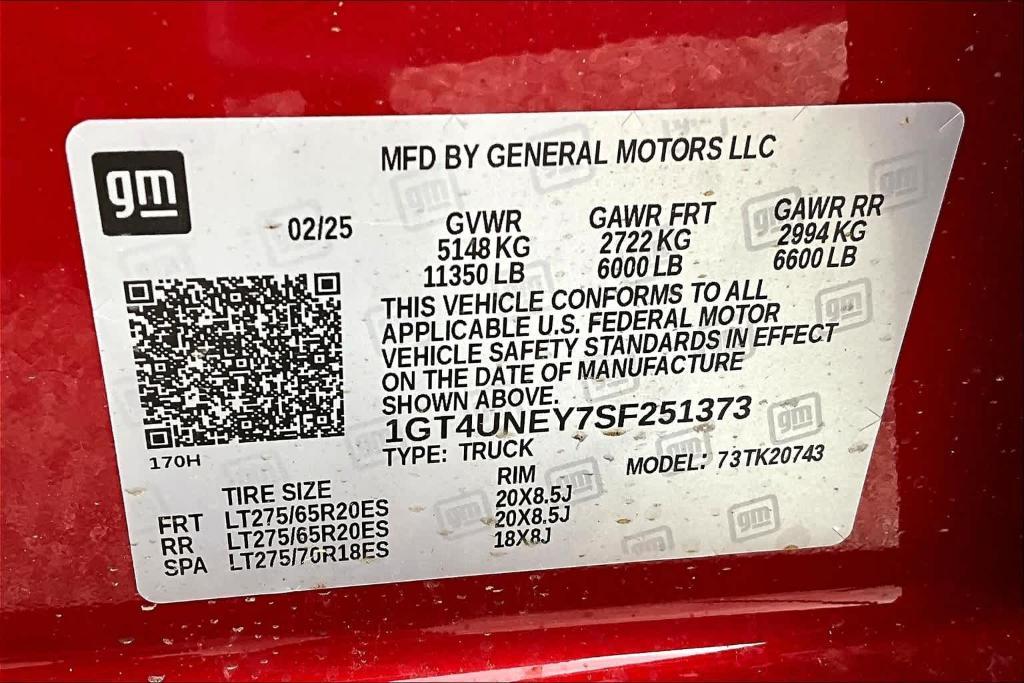new 2025 GMC Sierra 2500 car, priced at $77,568