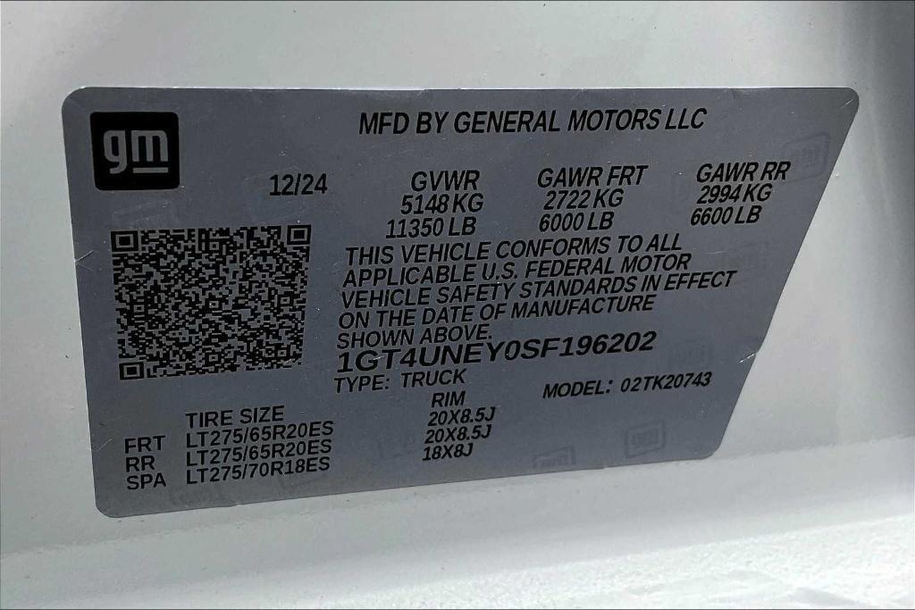 new 2025 GMC Sierra 2500 car, priced at $77,701