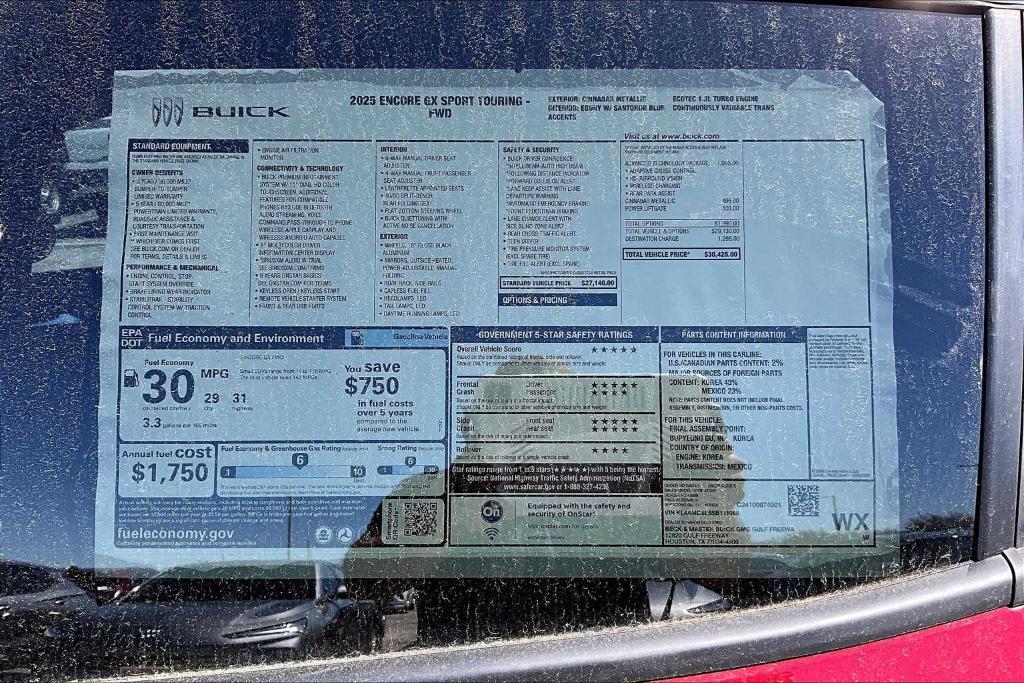 new 2025 Buick Encore GX car, priced at $30,425
