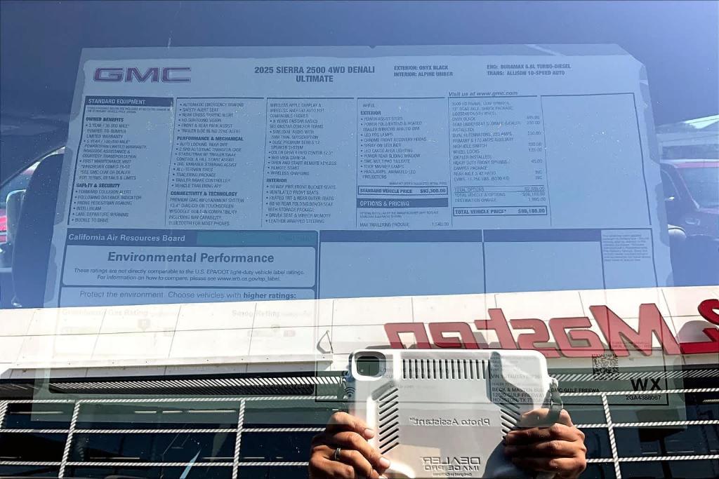 new 2025 GMC Sierra 2500 car, priced at $98,180