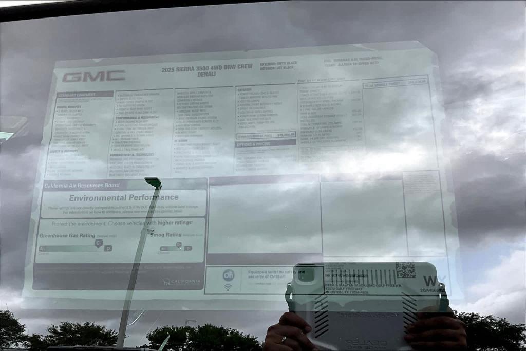 new 2025 GMC Sierra 3500 car, priced at $90,470