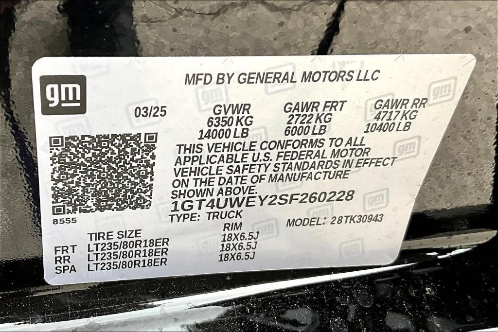 new 2025 GMC Sierra 3500 car, priced at $90,470