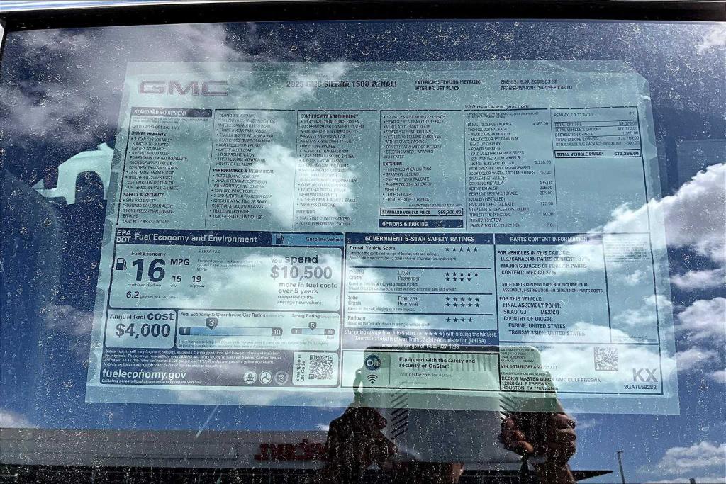 new 2025 GMC Sierra 1500 car, priced at $79,265
