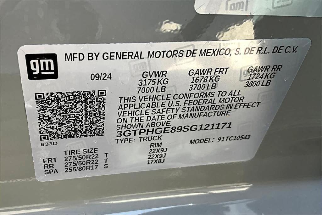 new 2025 GMC Sierra 1500 car, priced at $69,952