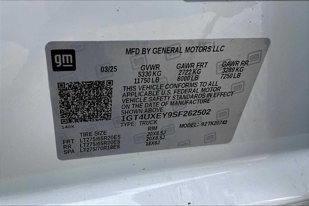 new 2025 GMC Sierra 2500 car, priced at $99,970
