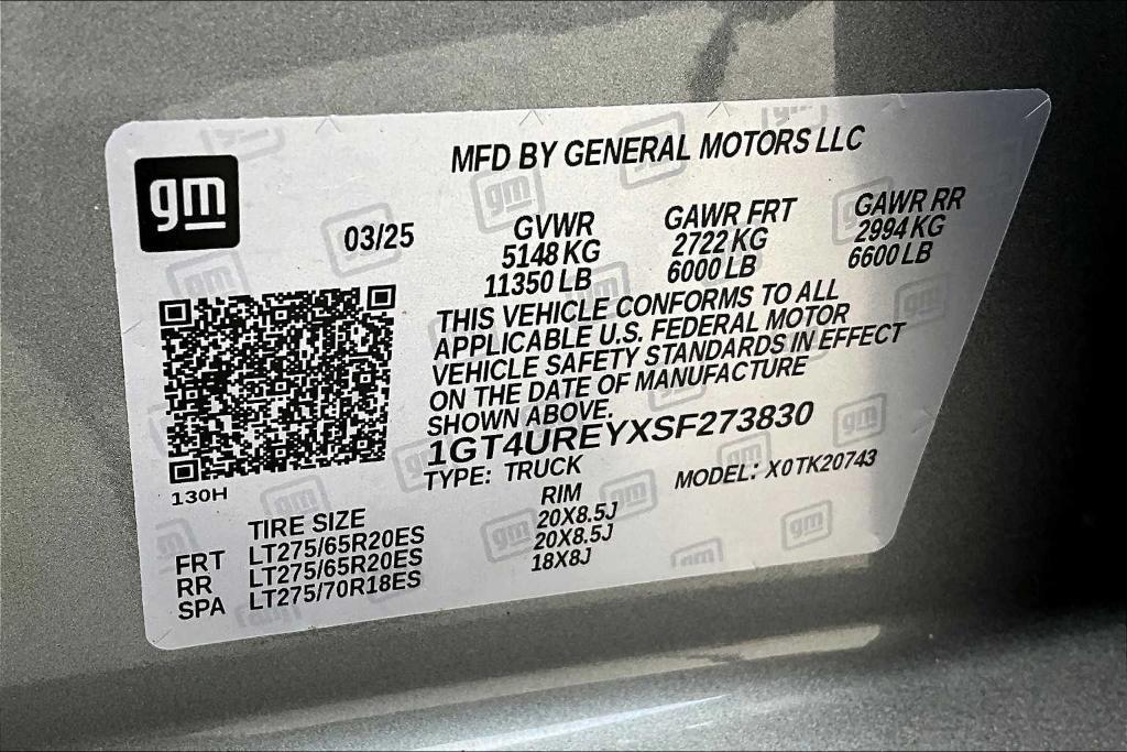 new 2025 GMC Sierra 2500 car, priced at $91,374