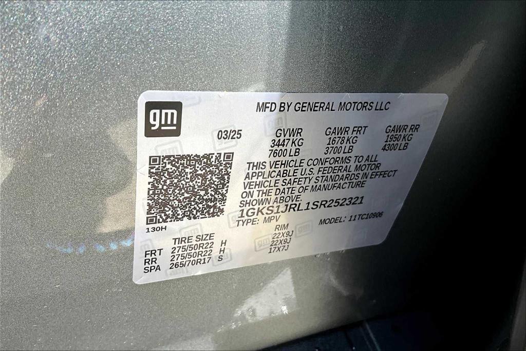 new 2025 GMC Yukon XL car, priced at $83,216