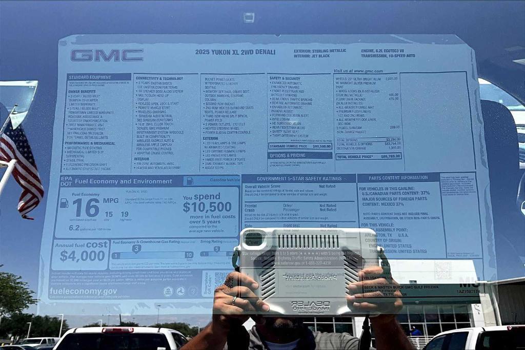 new 2025 GMC Yukon XL car, priced at $83,216