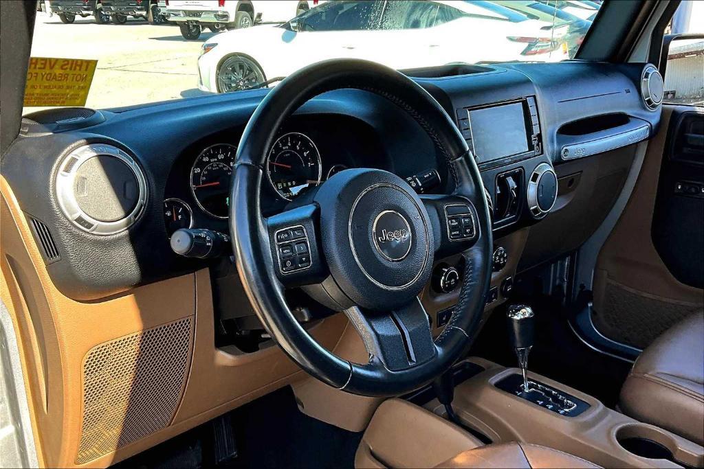 used 2015 Jeep Wrangler Unlimited car, priced at $18,845