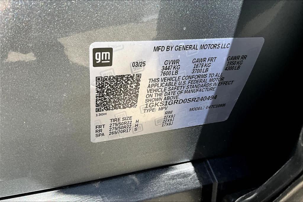 new 2025 GMC Yukon XL car, priced at $76,179