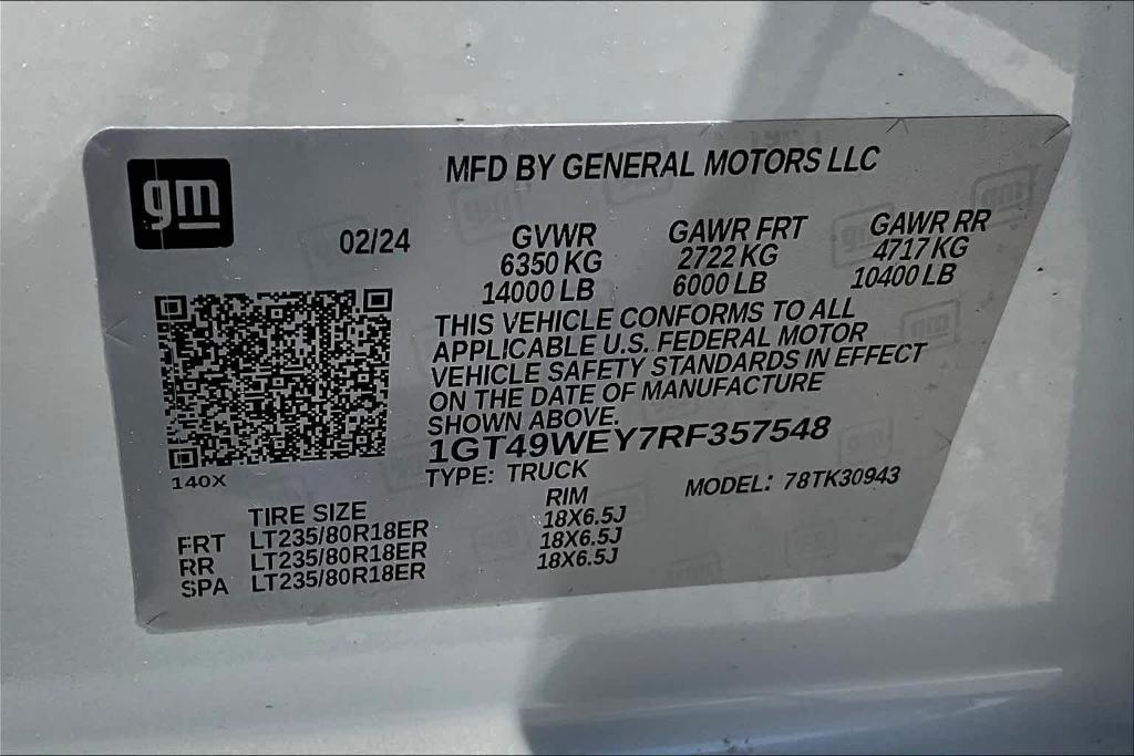 new 2024 GMC Sierra 3500 car, priced at $90,067
