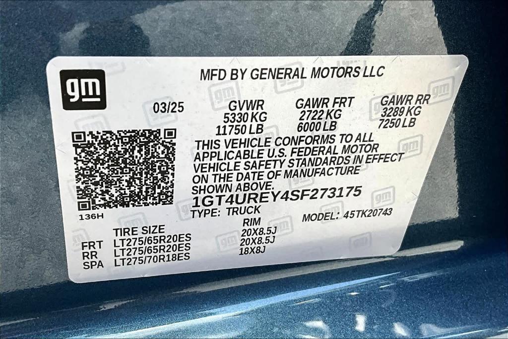 new 2025 GMC Sierra 2500 car, priced at $92,374