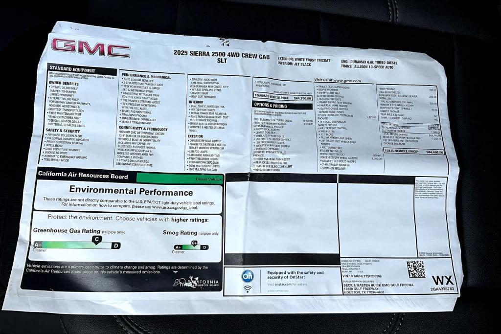 new 2025 GMC Sierra 2500 car, priced at $77,521