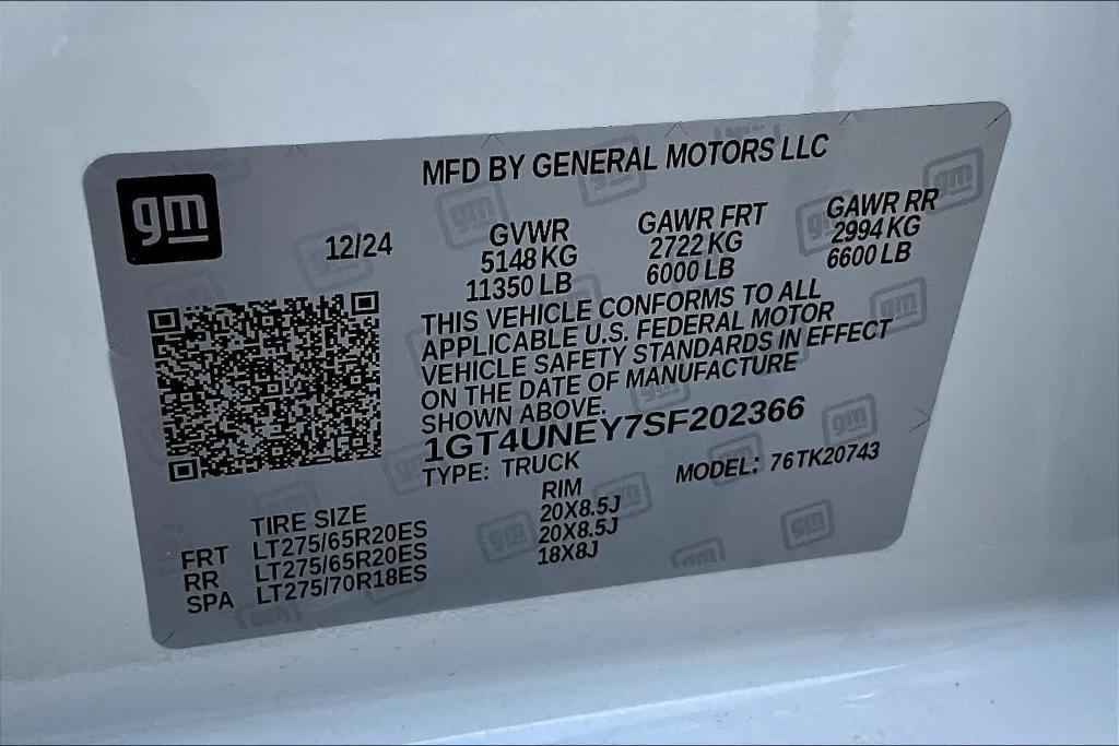 new 2025 GMC Sierra 2500 car, priced at $77,521
