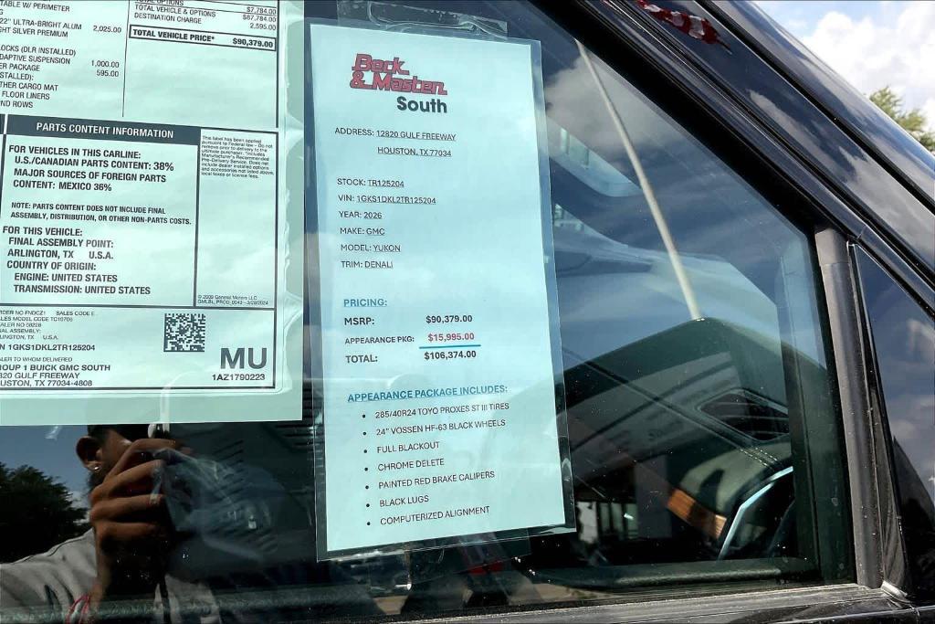 new 2026 GMC Yukon car, priced at $105,470