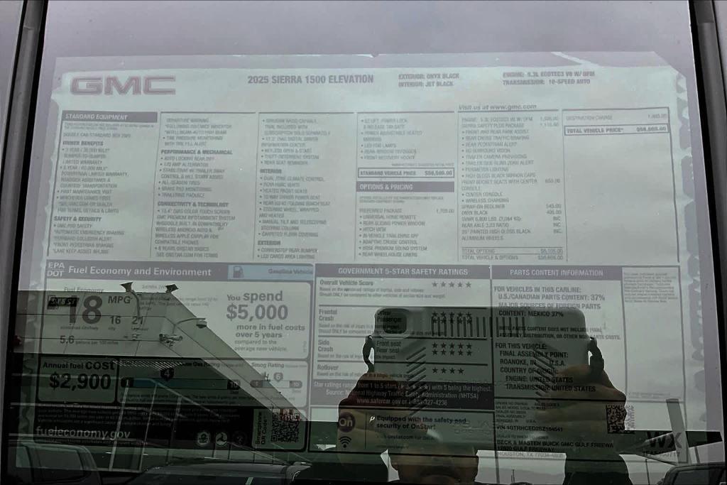 new 2025 GMC Sierra 1500 car, priced at $48,850