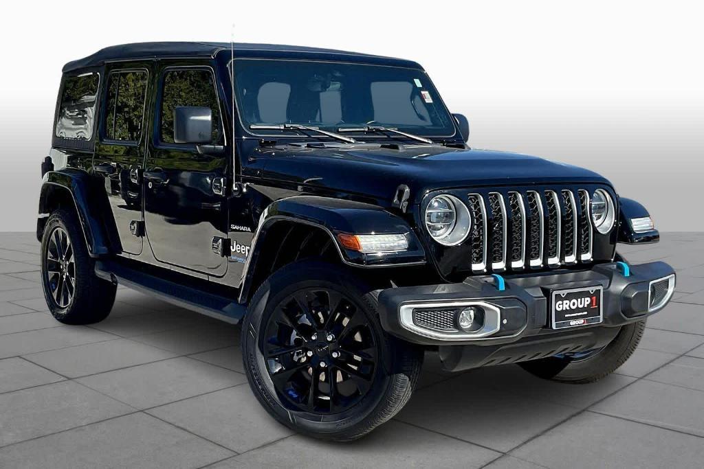 used 2022 Jeep Wrangler Unlimited 4xe car, priced at $23,987