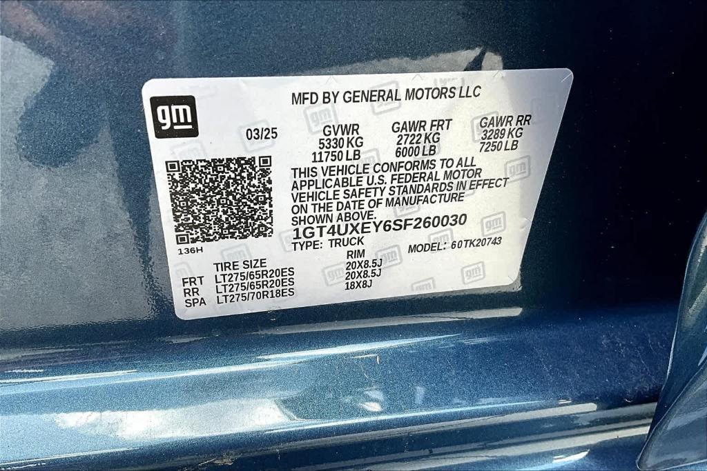 new 2025 GMC Sierra 2500 car, priced at $98,470