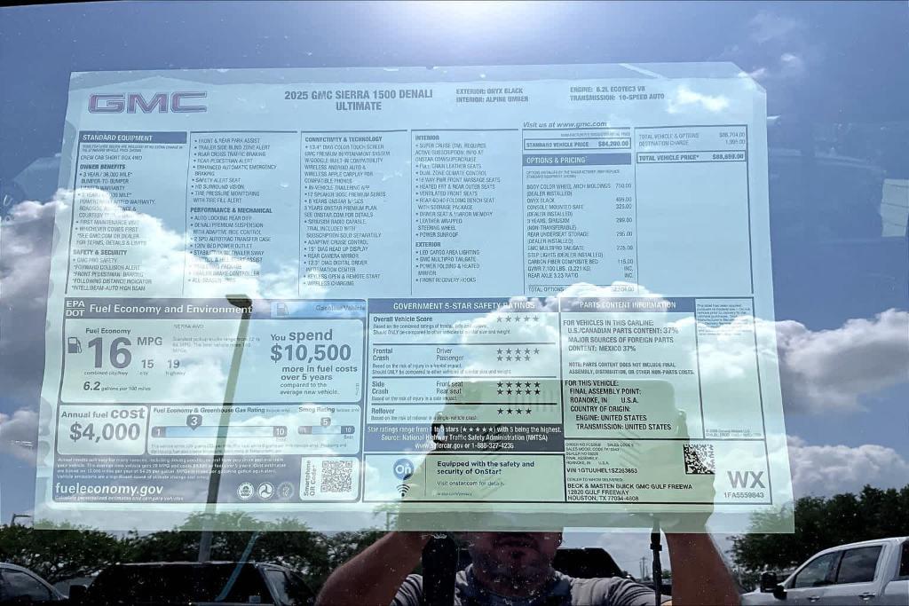 new 2025 GMC Sierra 1500 car, priced at $80,184