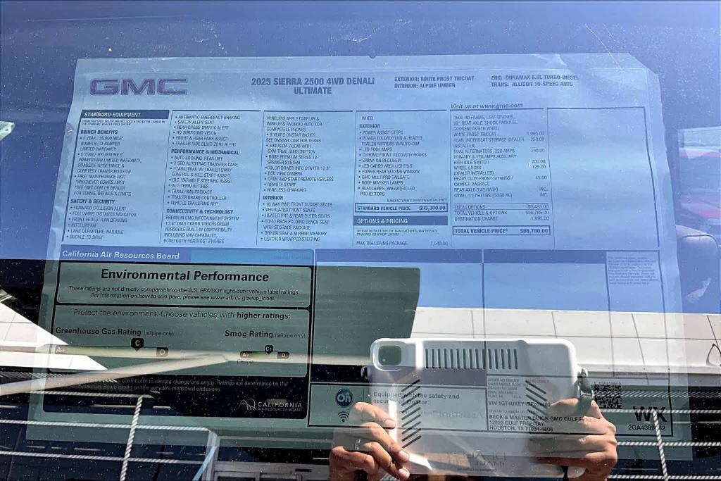 new 2025 GMC Sierra 2500 car, priced at $98,780