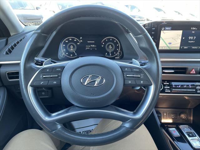 used 2021 Hyundai Sonata car, priced at $24,350