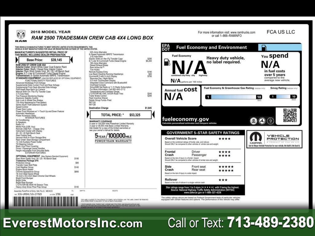 used 2018 Ram 2500 car, priced at $35,990
