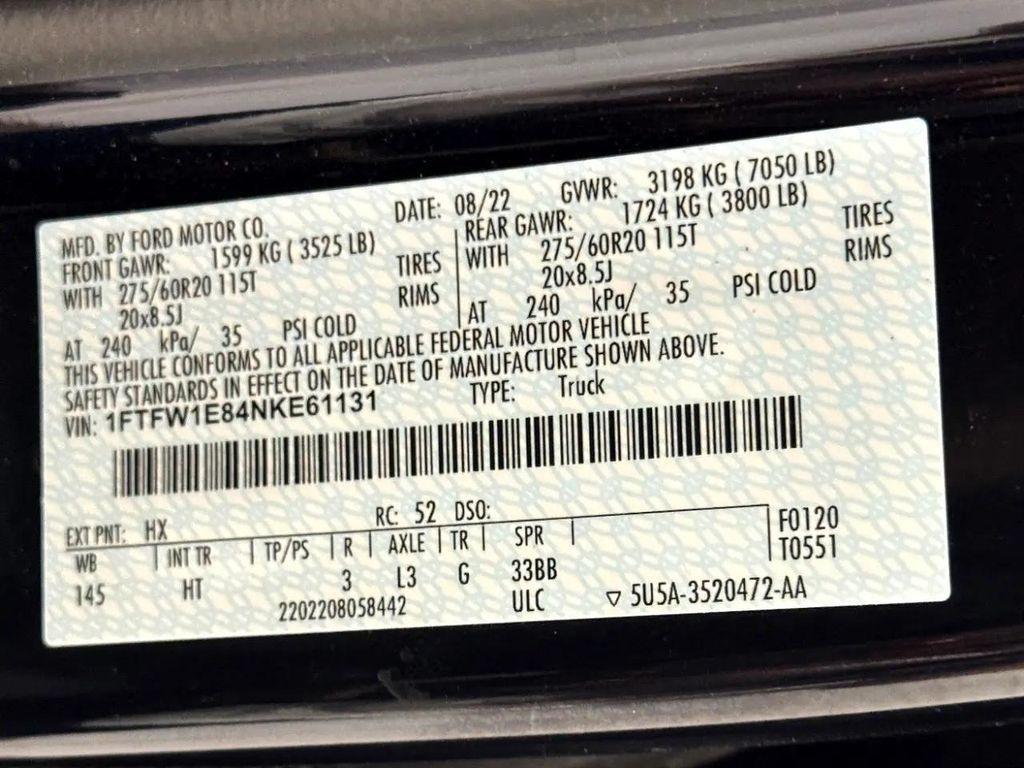 used 2022 Ford F-150 car, priced at $45,990