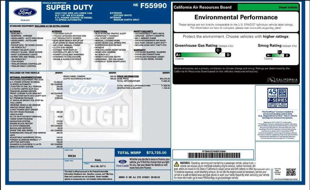 used 2022 Ford F-350 car, priced at $48,993