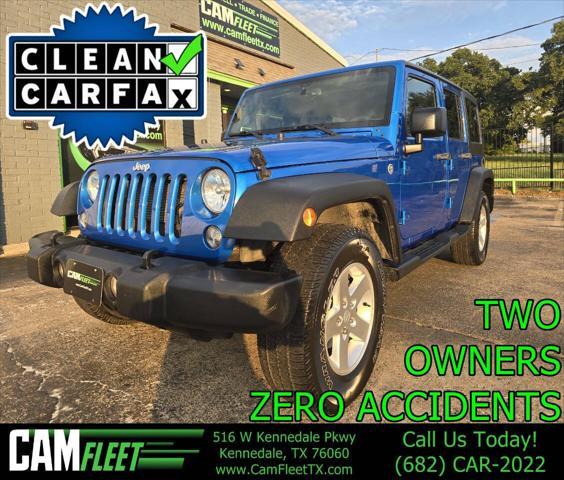 used 2015 Jeep Wrangler Unlimited car, priced at $18,998