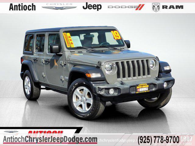 used 2019 Jeep Wrangler Unlimited car, priced at $24,788