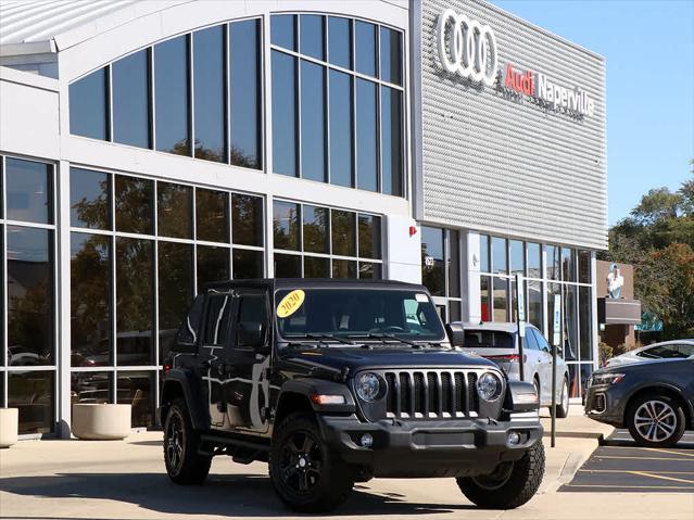 used 2020 Jeep Wrangler Unlimited car, priced at $22,991