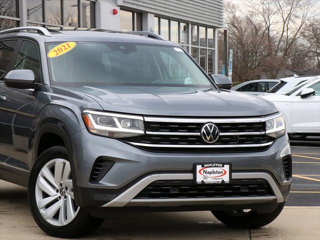 used 2021 Volkswagen Atlas car, priced at $24,791