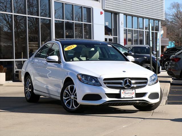 used 2017 Mercedes-Benz C-Class car, priced at $15,791