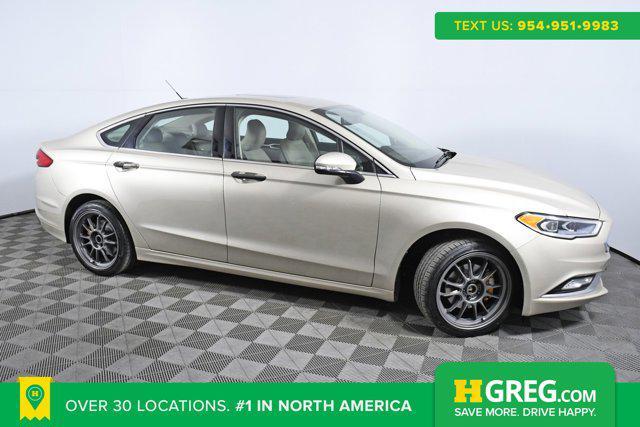 used 2017 Ford Fusion car, priced at $13,498