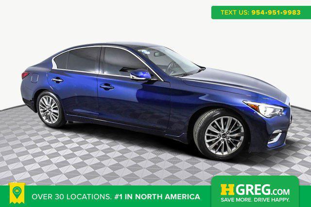 used 2021 INFINITI Q50 car, priced at $23,498