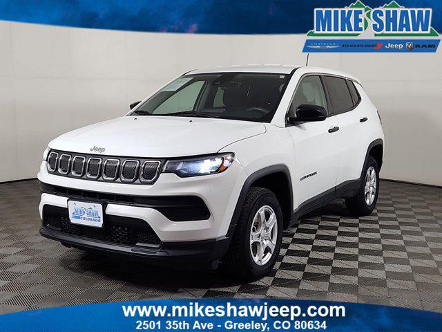 used 2022 Jeep Compass car, priced at $21,345