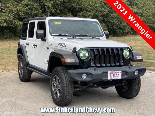 used 2021 Jeep Wrangler car, priced at $28,388