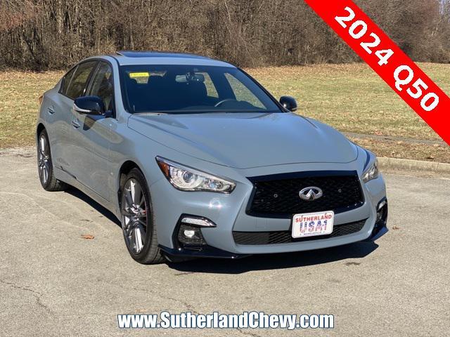 used 2024 INFINITI Q50 car, priced at $47,898