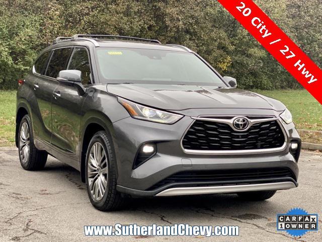 used 2021 Toyota Highlander car, priced at $32,998