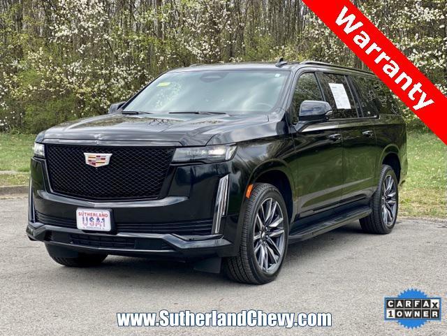 used 2023 Cadillac Escalade ESV car, priced at $72,798
