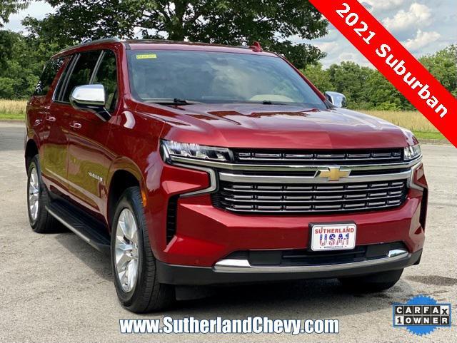 used 2021 Chevrolet Suburban car, priced at $46,628