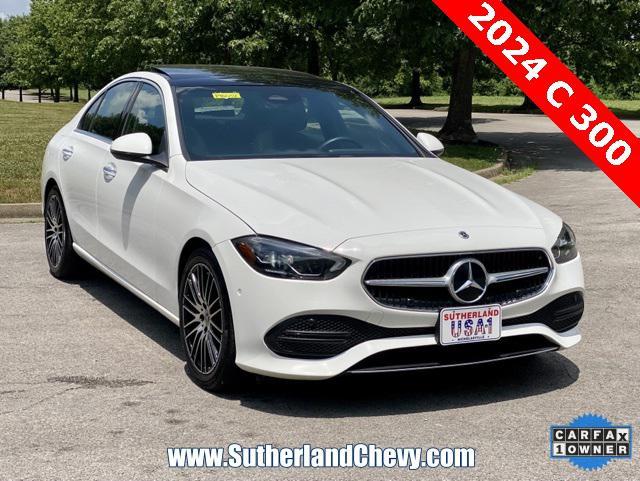 used 2024 Mercedes-Benz C-Class car, priced at $39,488