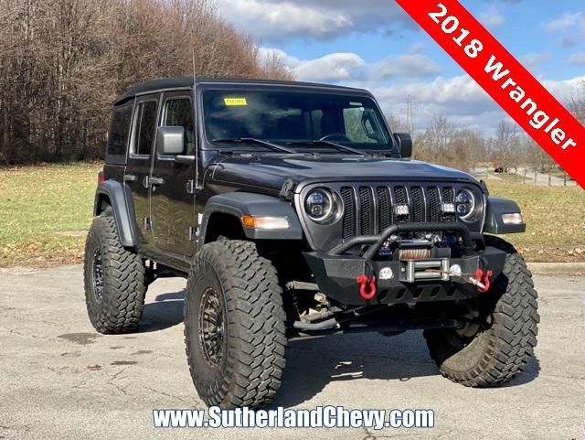 used 2018 Jeep Wrangler Unlimited car, priced at $21,498