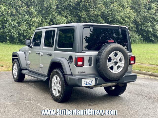 used 2020 Jeep Wrangler Unlimited car, priced at $23,458
