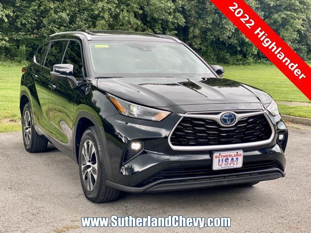 used 2022 Toyota Highlander Hybrid car, priced at $37,988