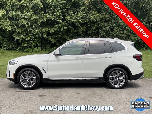 used 2022 BMW X3 car, priced at $29,998