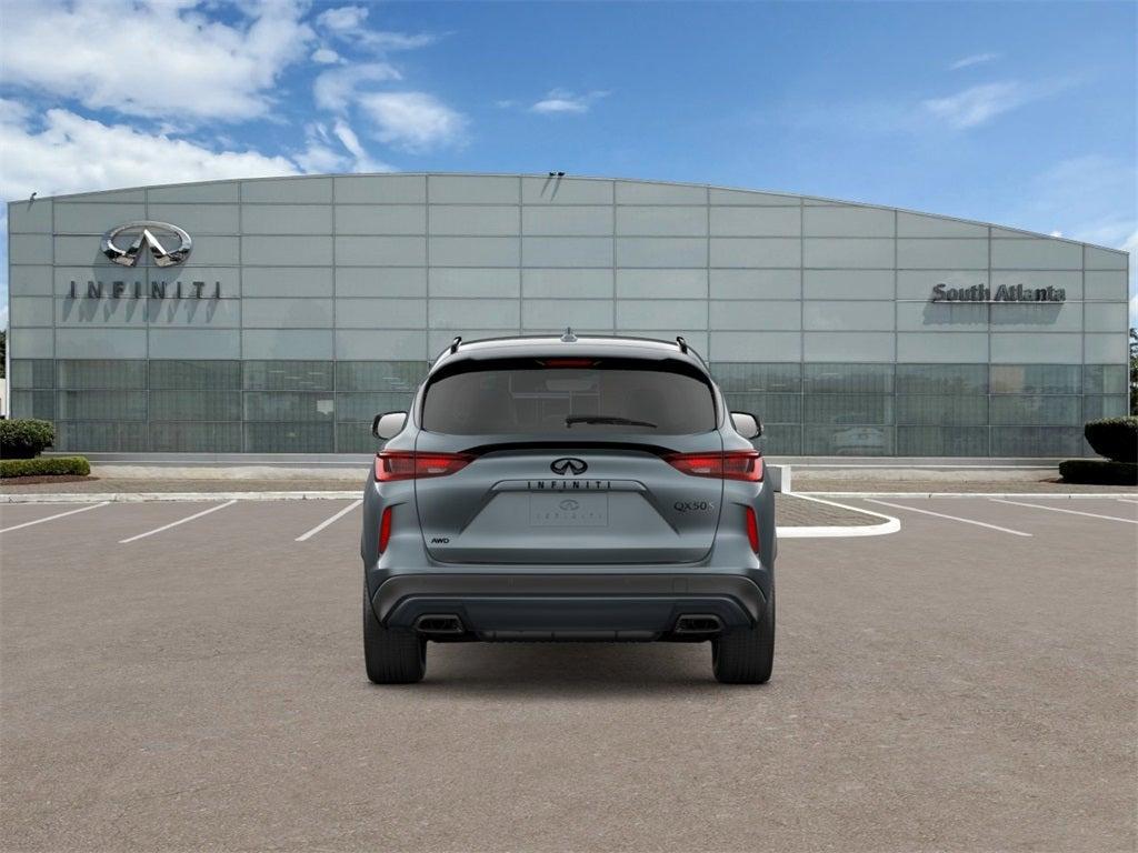 new 2025 INFINITI QX50 car, priced at $46,630